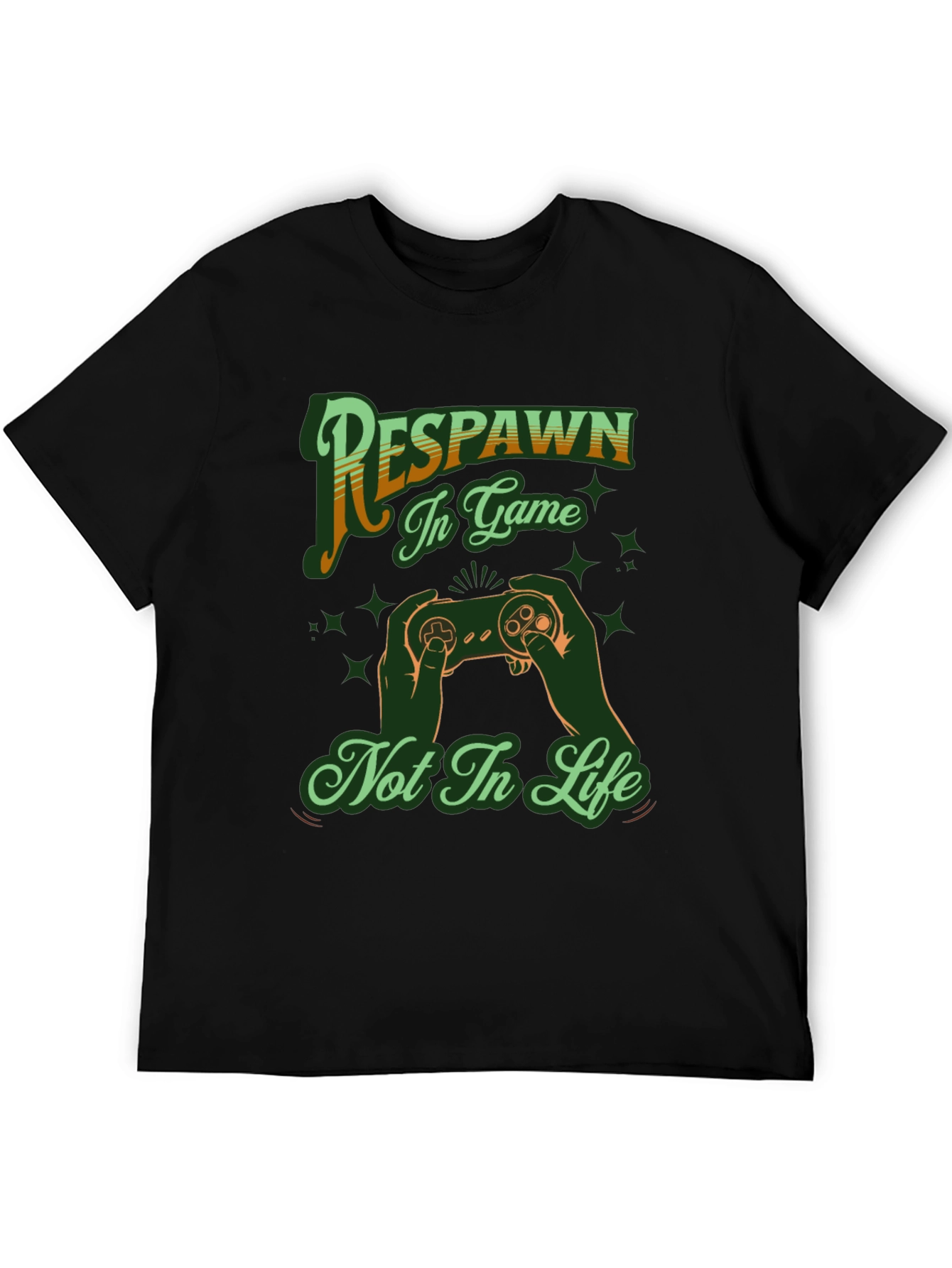 Respawn In Game Black T-Shirt