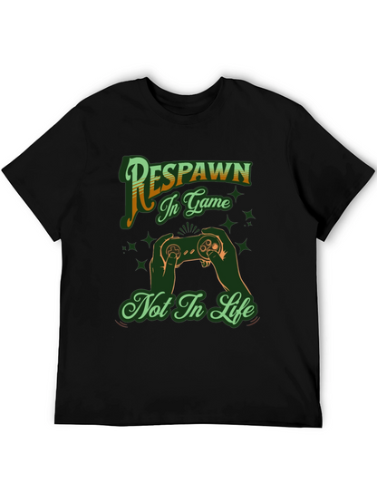 Respawn In Game Black T-Shirt