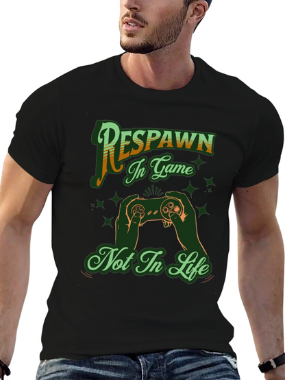 Respawn In Game Black T-Shirt