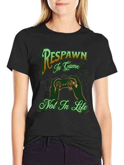 Respawn In Game Black T-Shirt