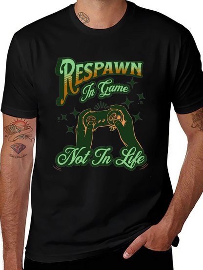 Respawn In Game Black T-Shirt