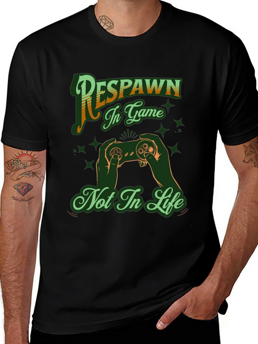 Respawn In Game Black T-Shirt
