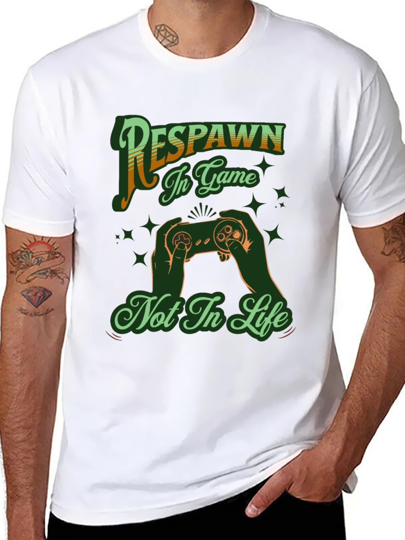 Respawn In Game Black T-Shirt