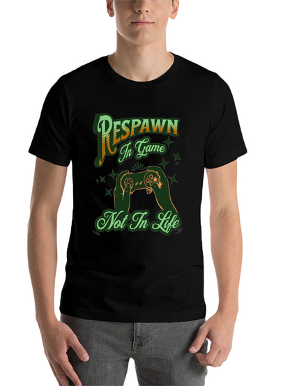 Respawn In Game Black T-Shirt