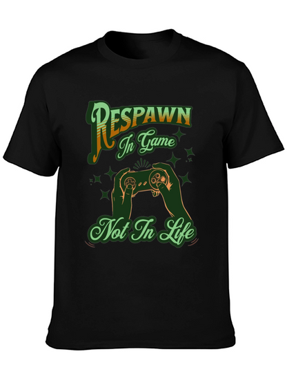 Respawn In Game Black T-Shirt