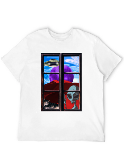 Alien Window View Graphic Tee