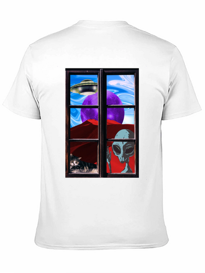 Alien Window View Graphic Tee