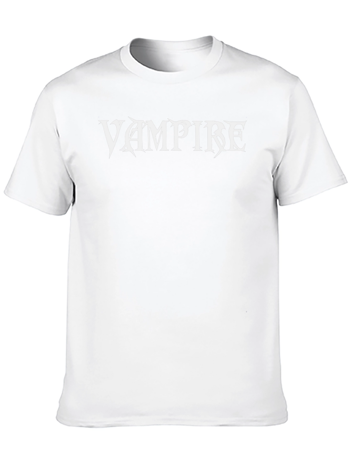 Vampire Graphic Tee - Black Cotton T-Shirt
