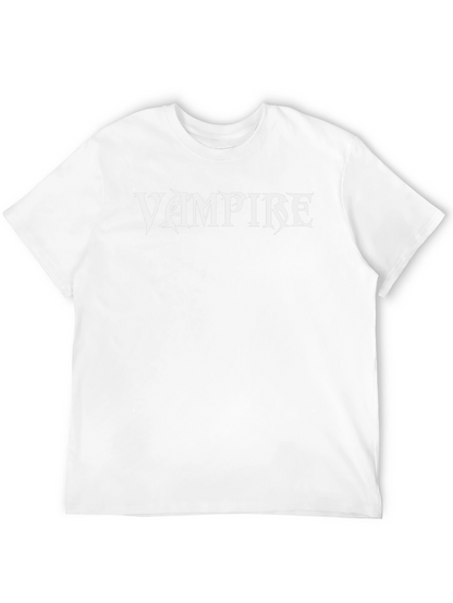 Vampire Graphic Tee - Black Cotton T-Shirt