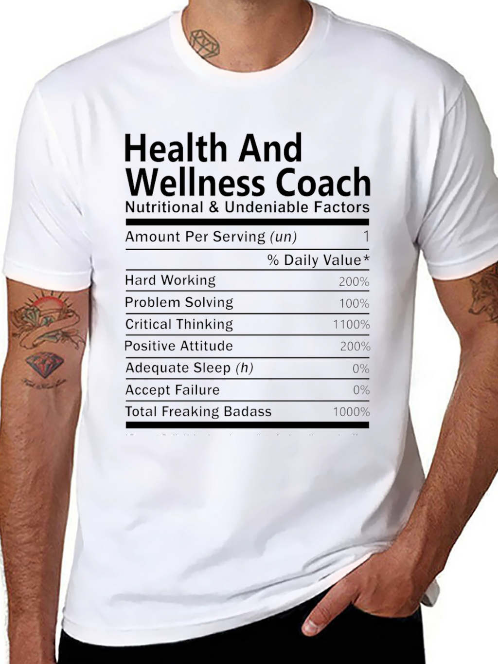 Health and Wellness Coach Funny T-Shirt
