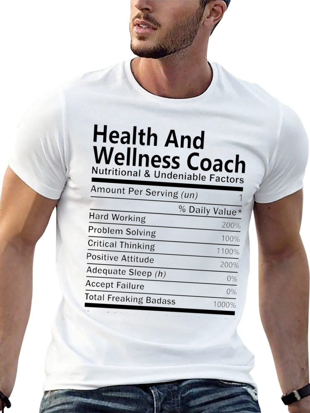 Health and Wellness Coach Funny T-Shirt