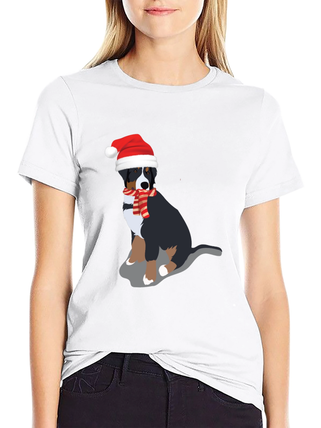 Festive Dog Graphic Tee