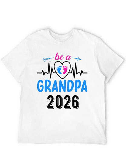 Future Grandpa 2026 T-Shirt - New Grandfather Gift Tee