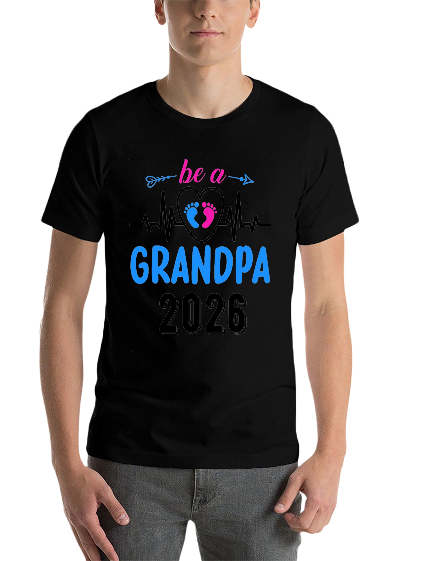 Future Grandpa 2026 T-Shirt - New Grandfather Gift Tee