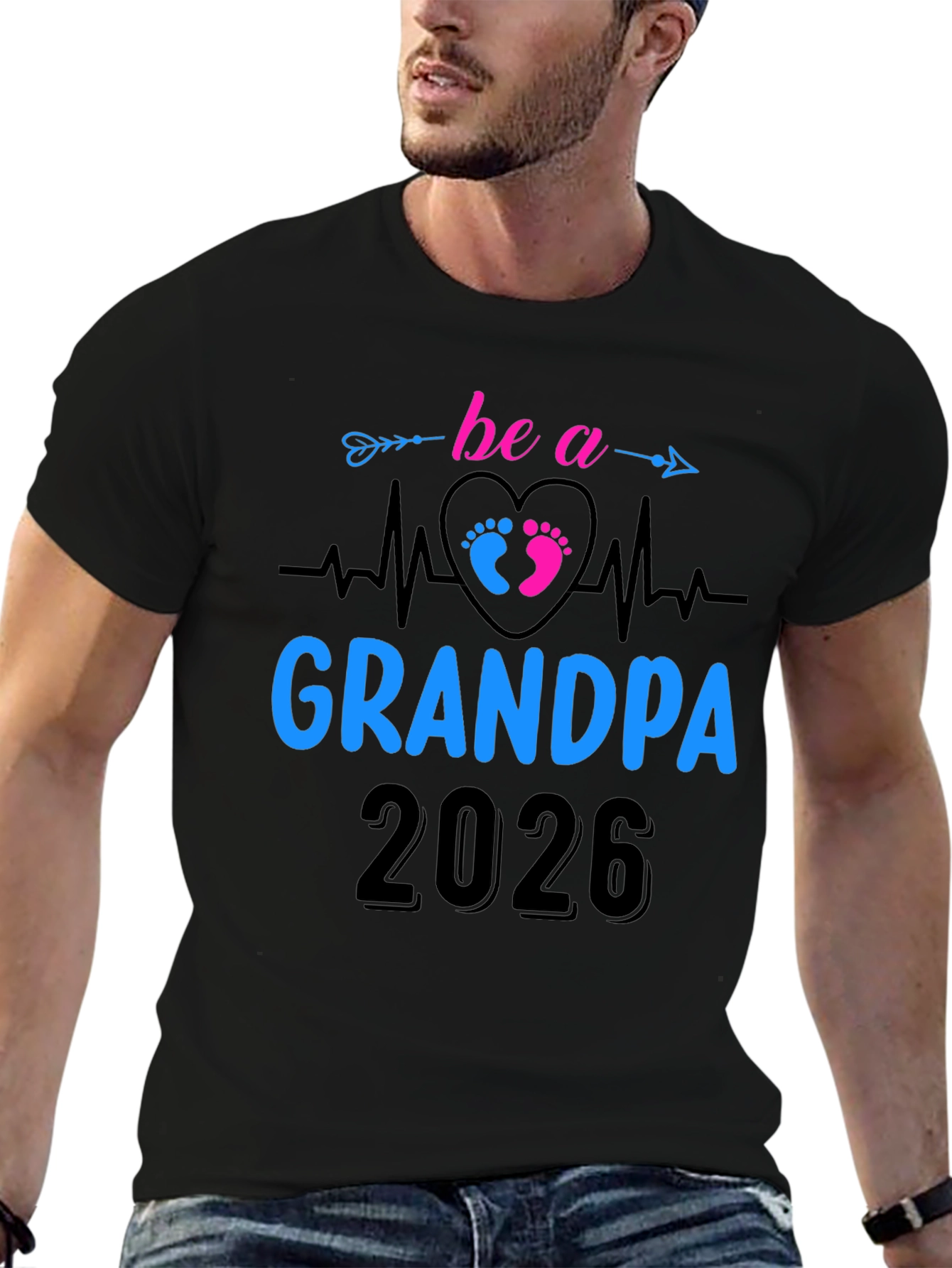 Future Grandpa 2026 T-Shirt - New Grandfather Gift Tee