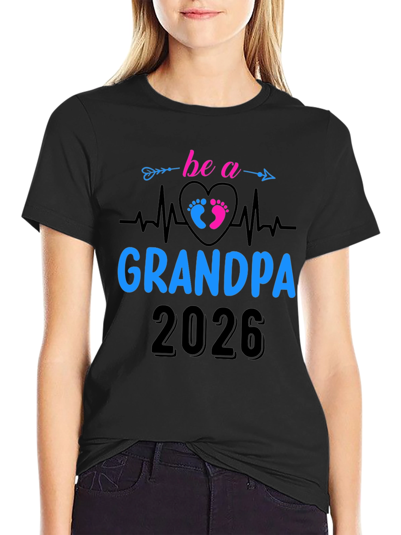 Future Grandpa 2026 T-Shirt - New Grandfather Gift Tee