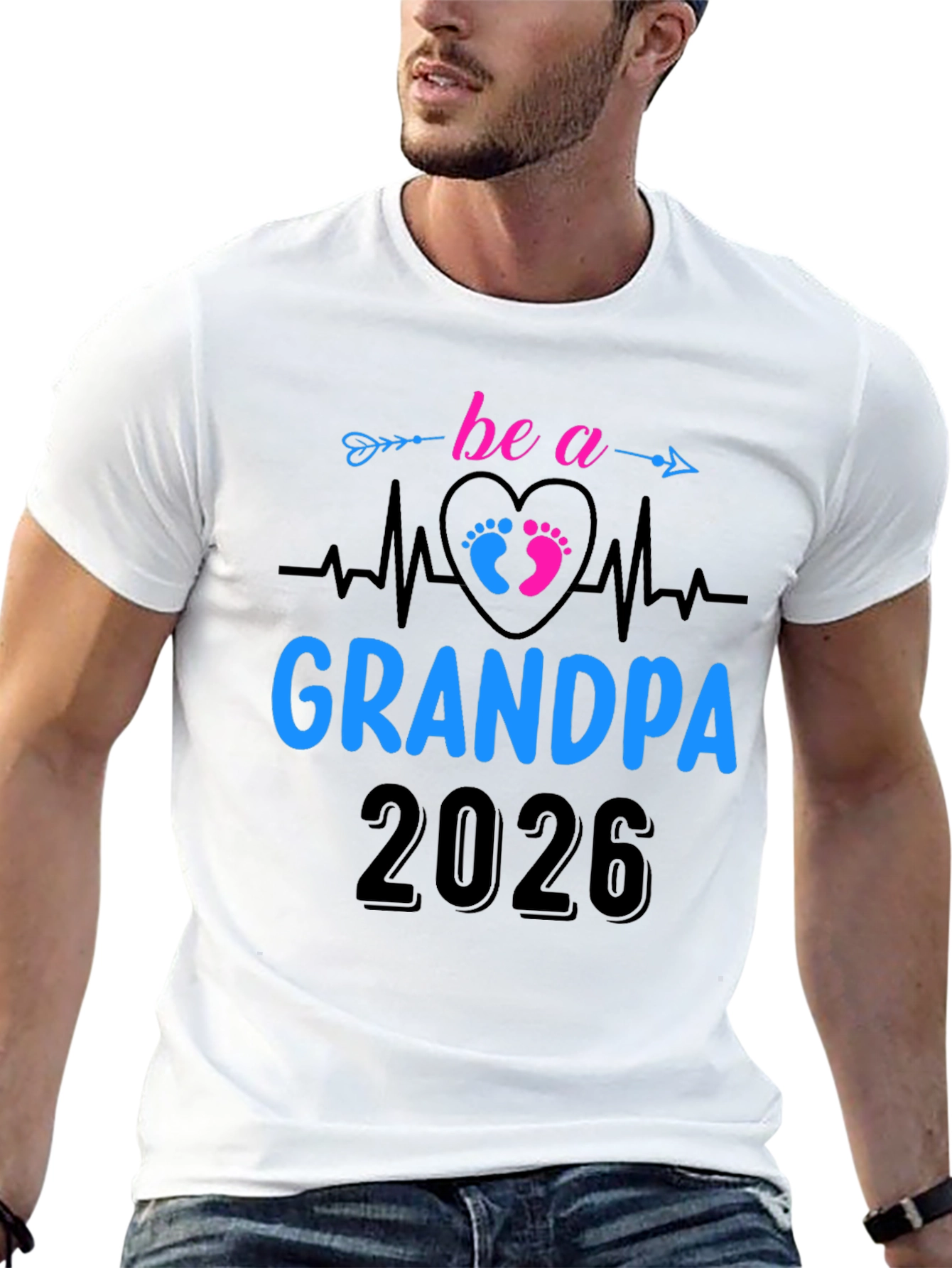 Future Grandpa 2026 T-Shirt - New Grandfather Gift Tee