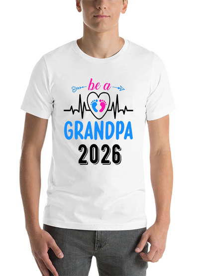 Future Grandpa 2026 T-Shirt - New Grandfather Gift Tee