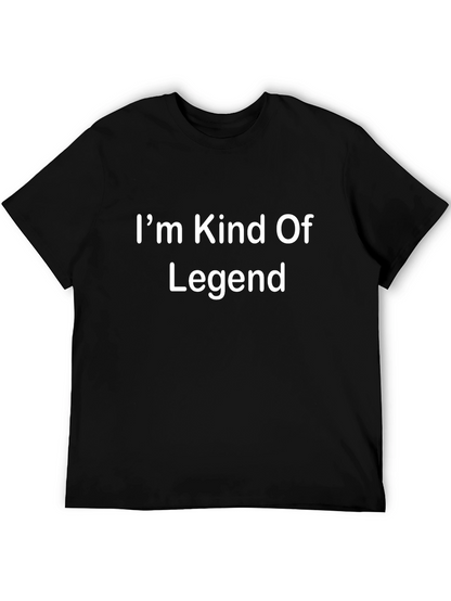 Im Kind Of Legend T-Shirt - Black Cotton Tee