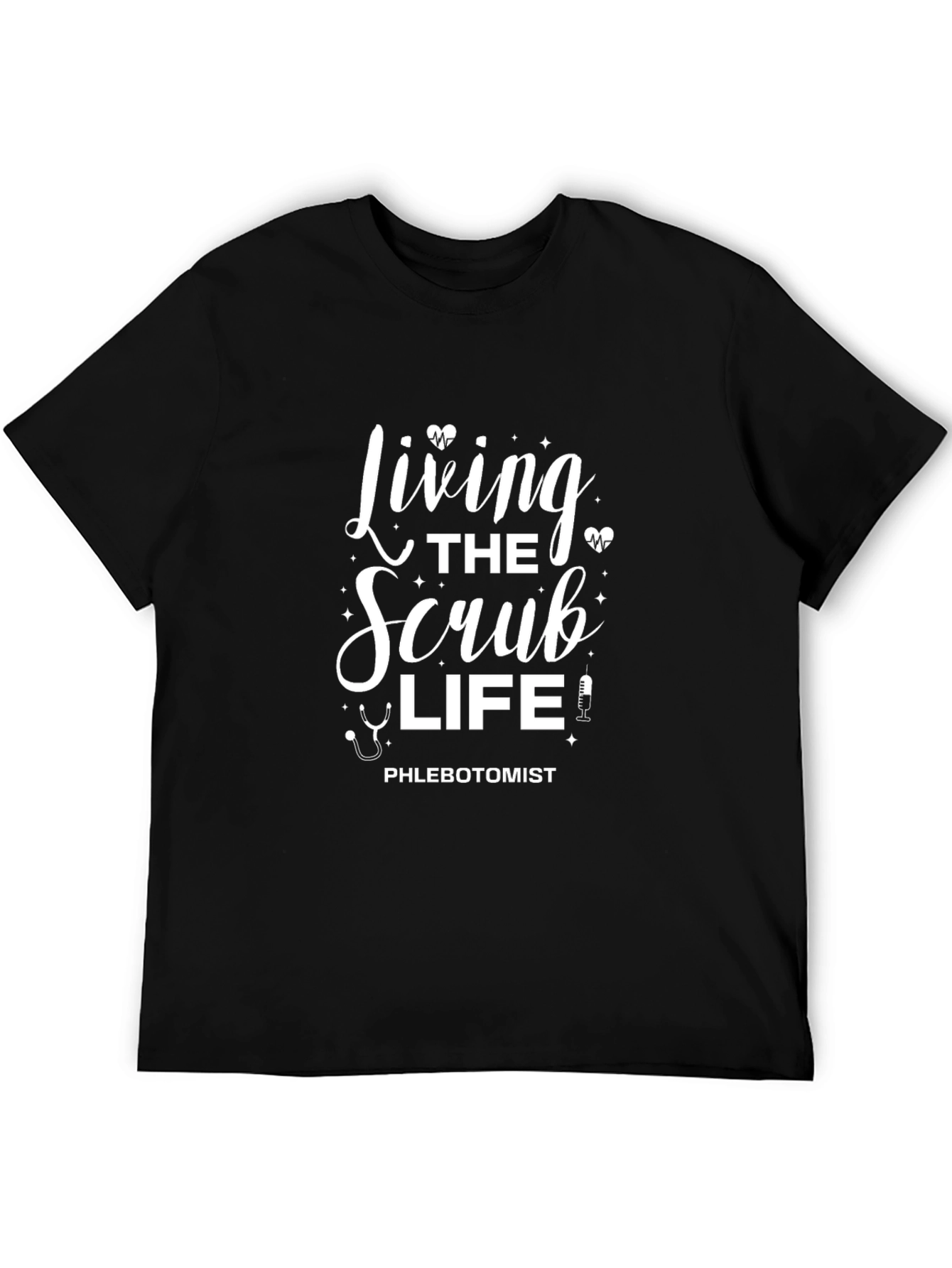 Living the Scrub Life Phlebotomist T-Shirt