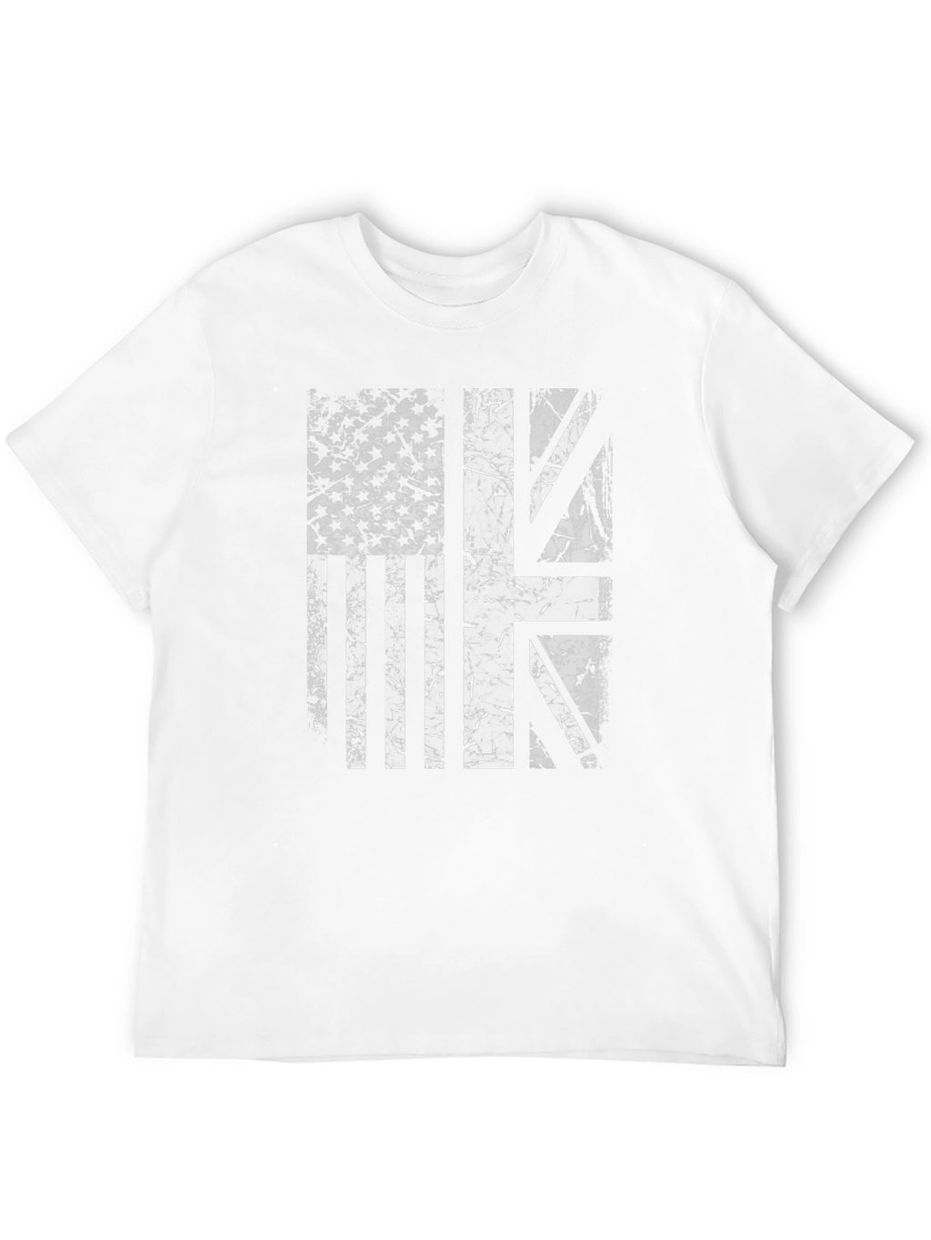 Union Jack US Flag Graphic Tee