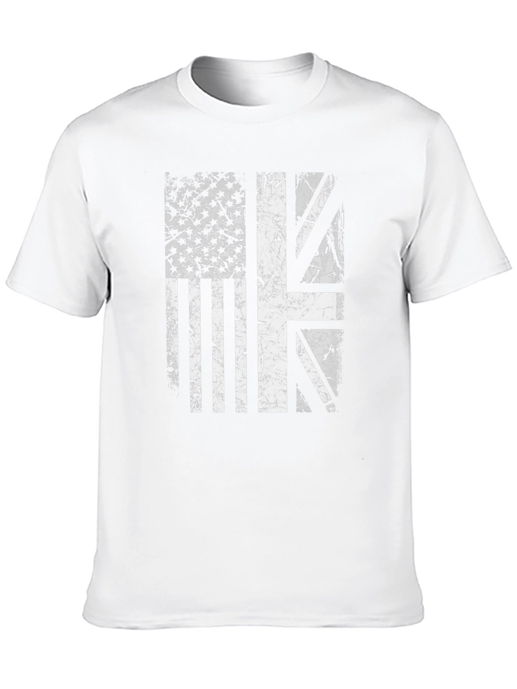 Union Jack US Flag Graphic Tee