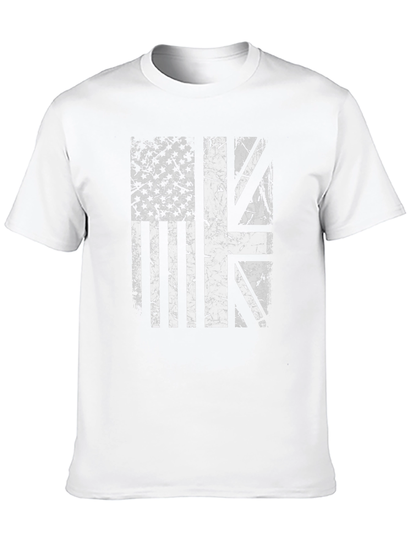 Union Jack US Flag Graphic Tee