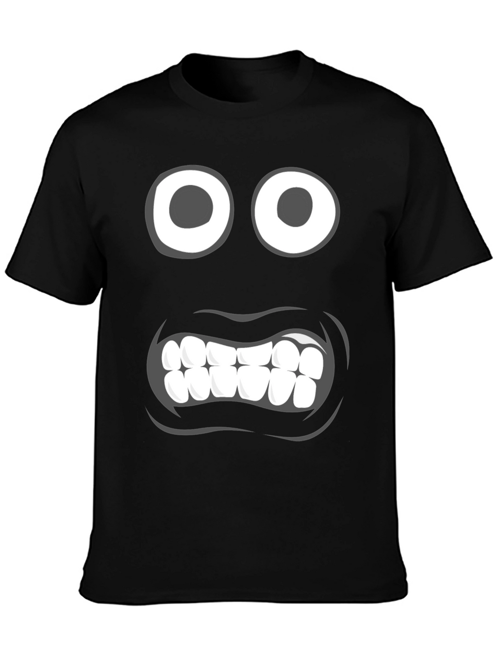 Funny Face Graphic Tee - Black