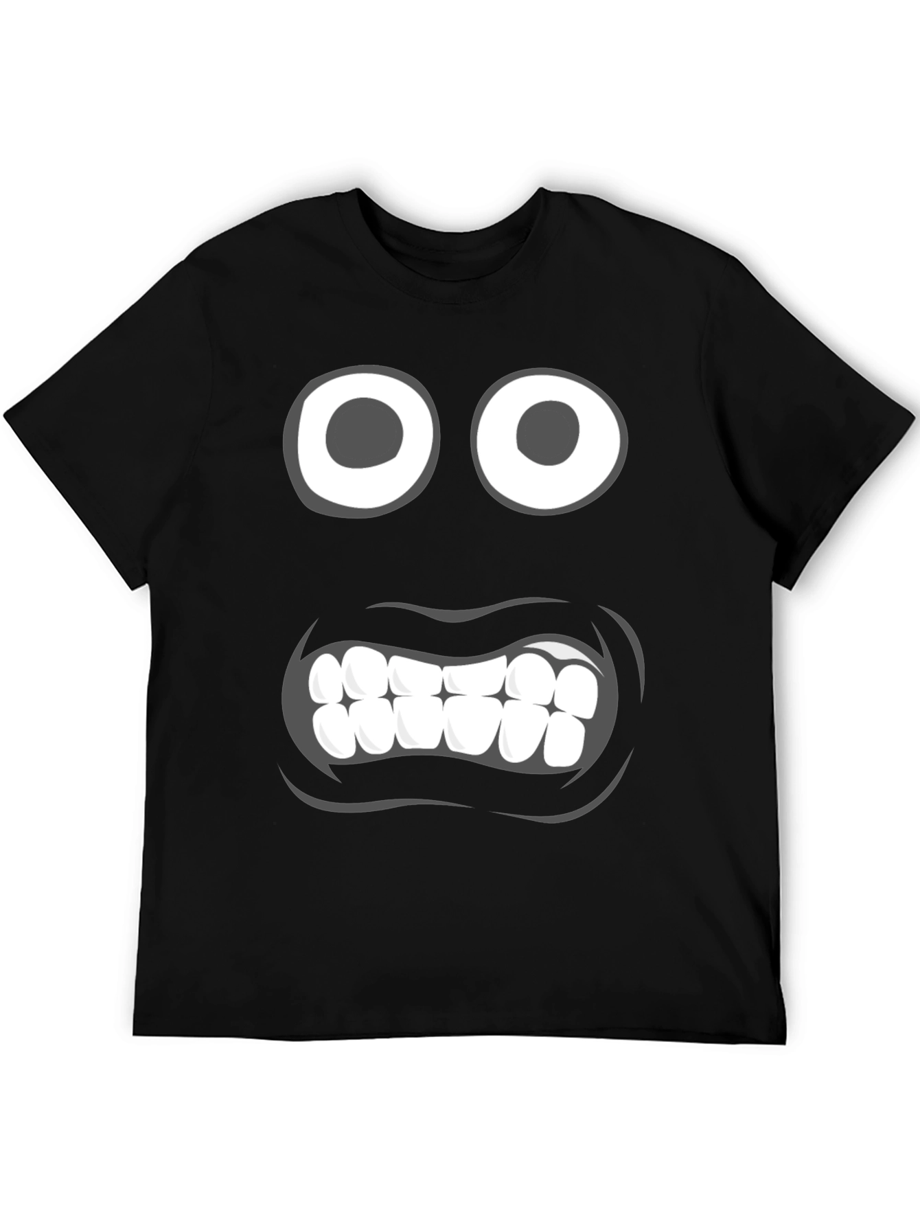 Funny Face Graphic Tee - Black