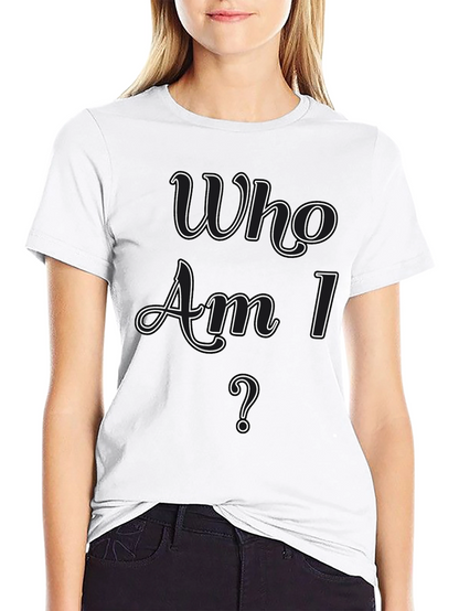 Who Am I? Graphic Tee - Stylish Casual Wear
