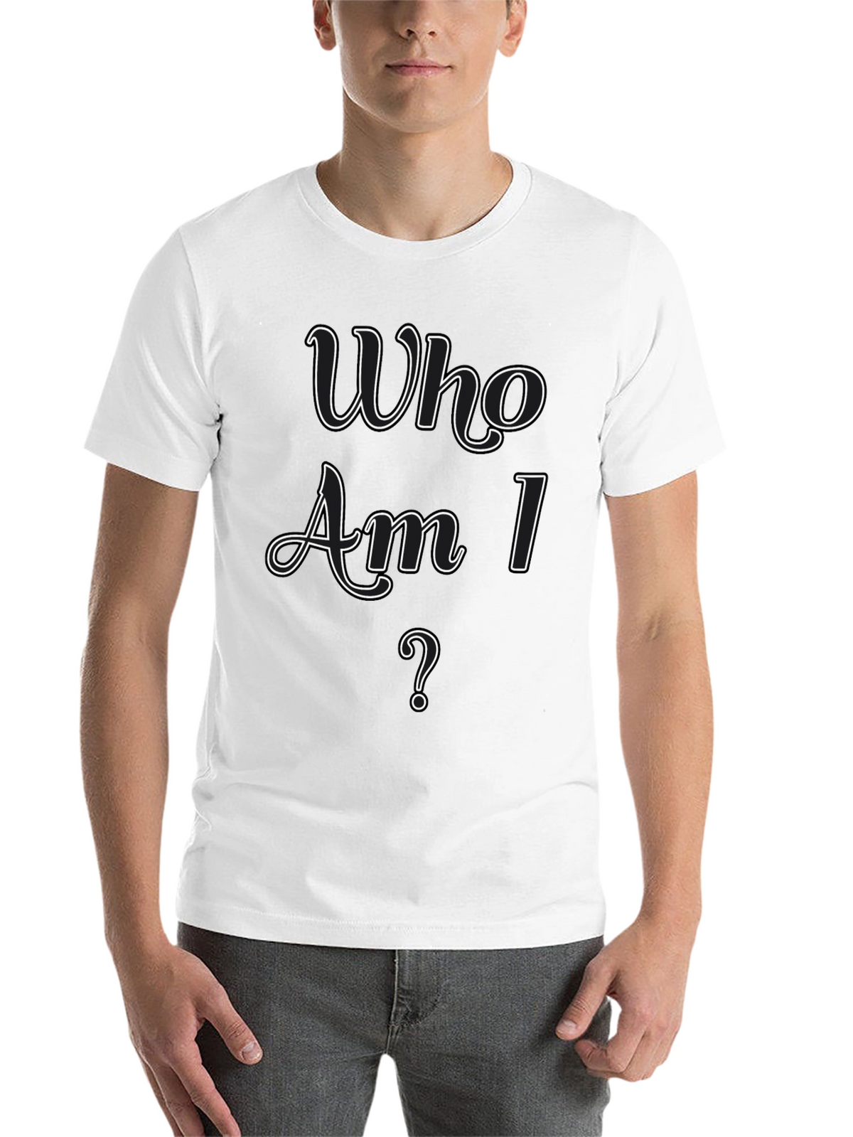 Who Am I? Graphic Tee - Stylish Casual Wear