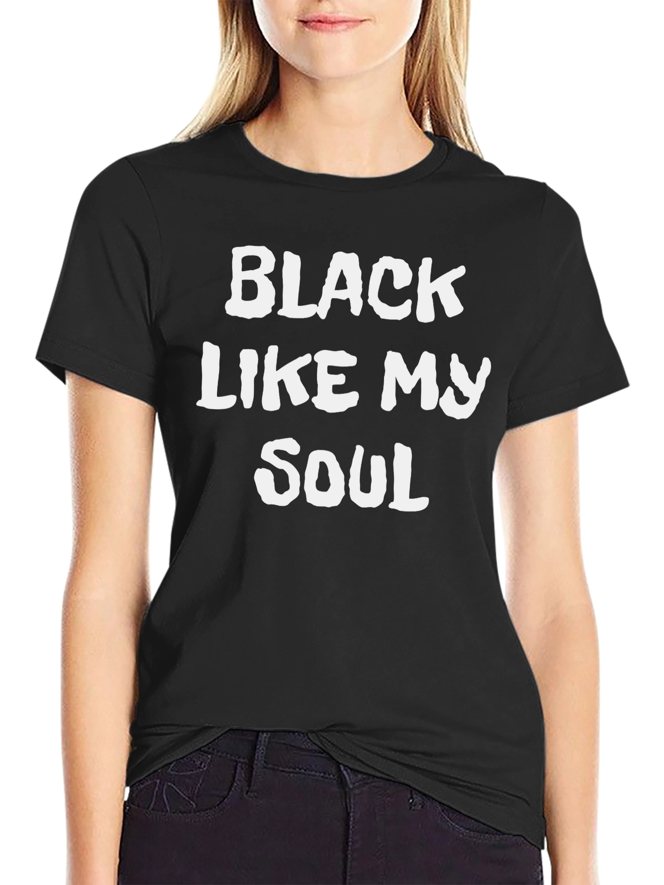 Black Like My Soul T-Shirt - Bold Statement Tee