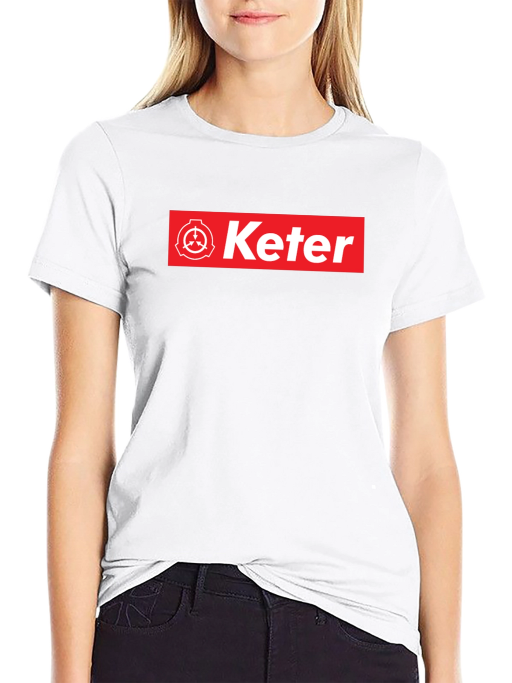 Keter SCP Foundation T-Shirt - Red Box Logo Design