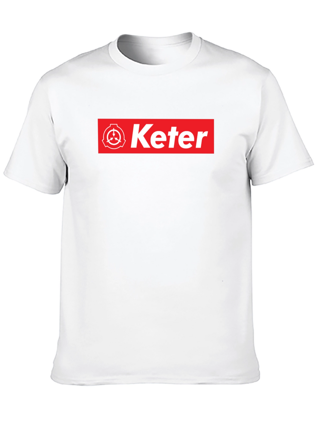Keter SCP Foundation T-Shirt - Red Box Logo Design