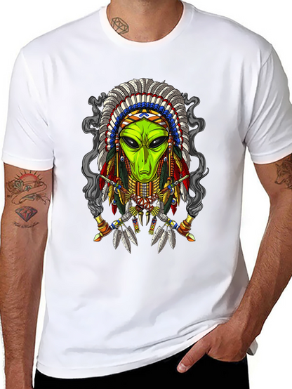 Alien Chief T-Shirt - Unique Graphic Tee