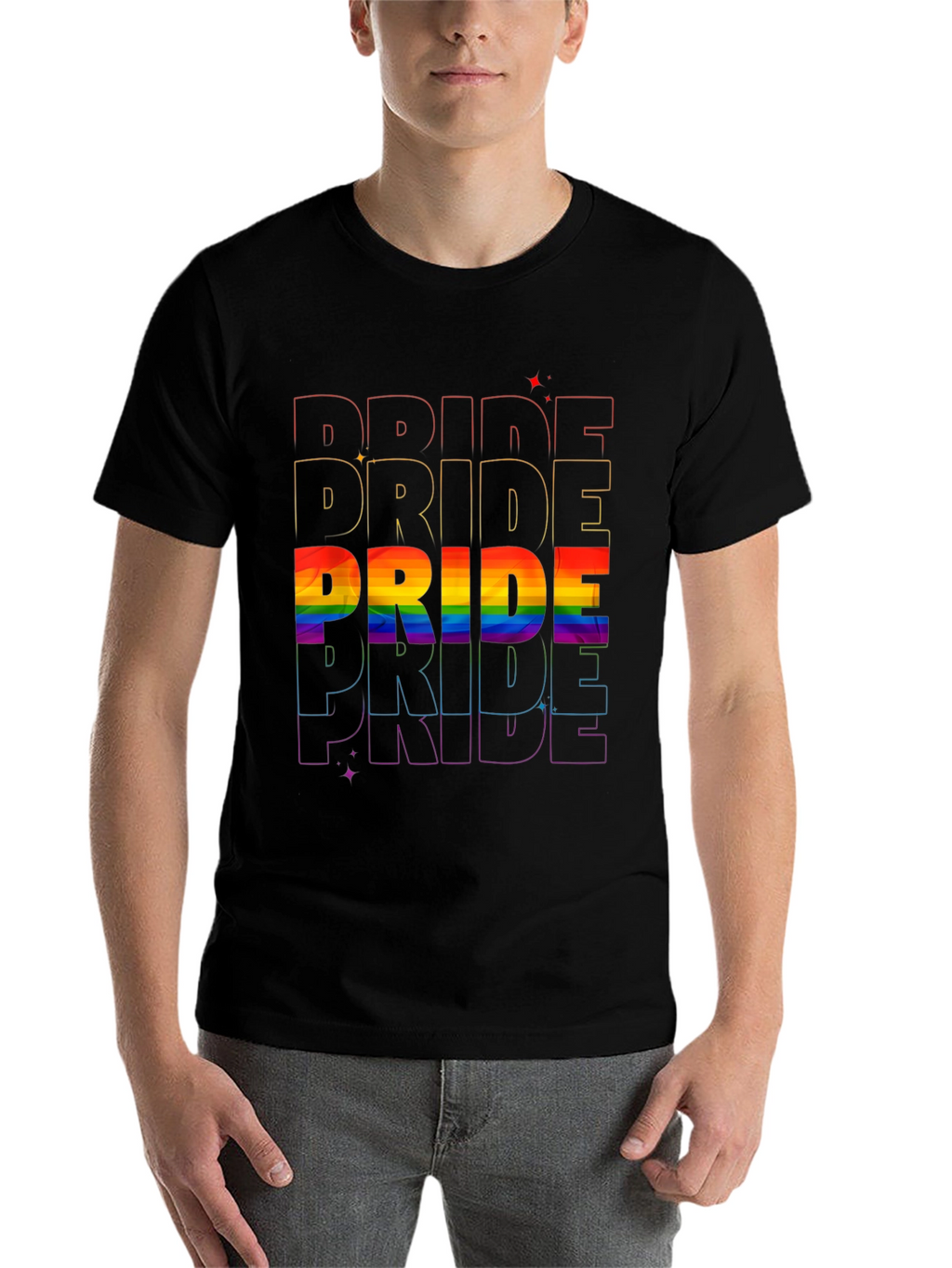 Pride Rainbow T-Shirt LGBTQ+ Pride Month
