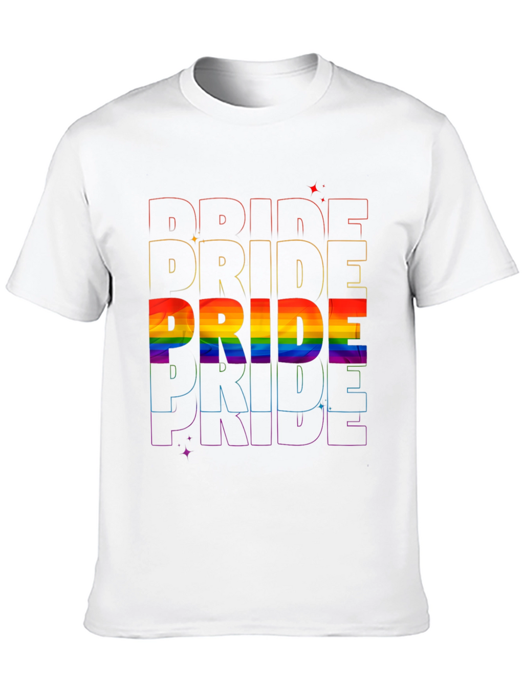 Pride Rainbow T-Shirt LGBTQ+ Pride Month