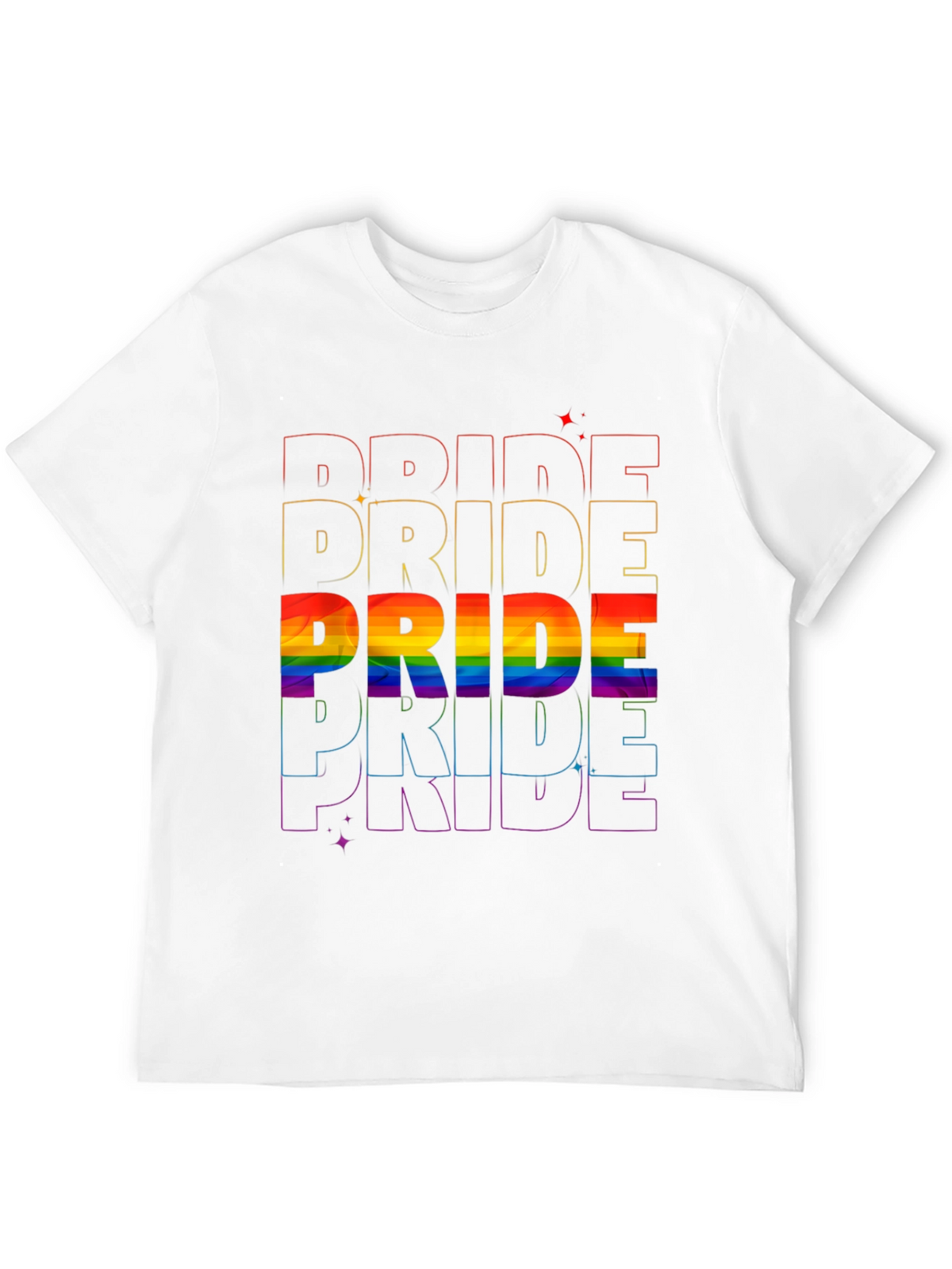 Pride Rainbow T-Shirt LGBTQ+ Pride Month