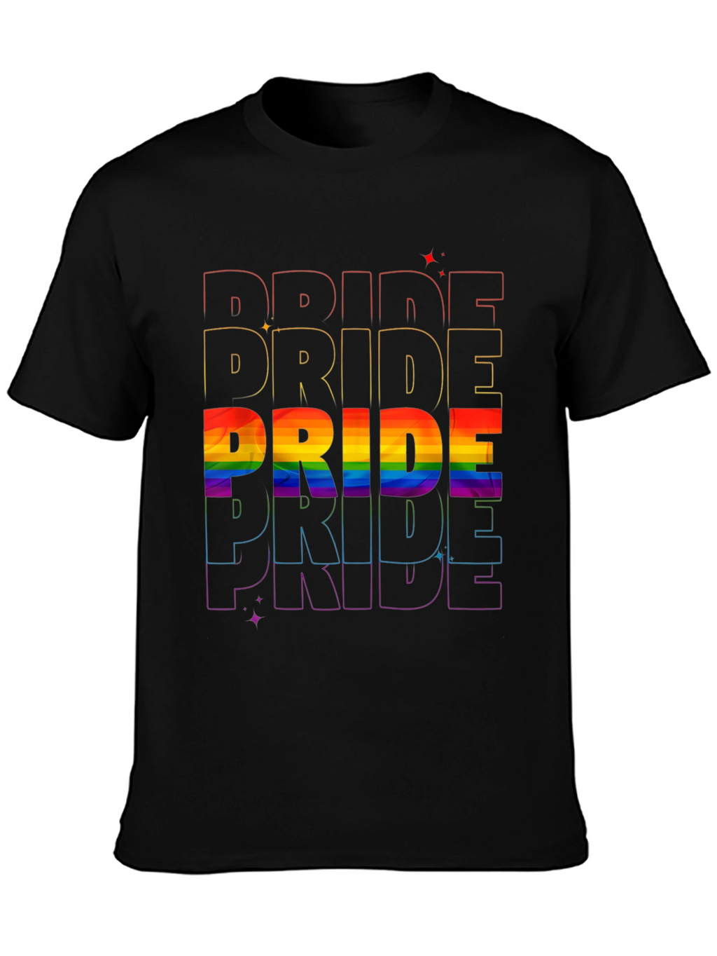 Pride Rainbow T-Shirt LGBTQ+ Pride Month