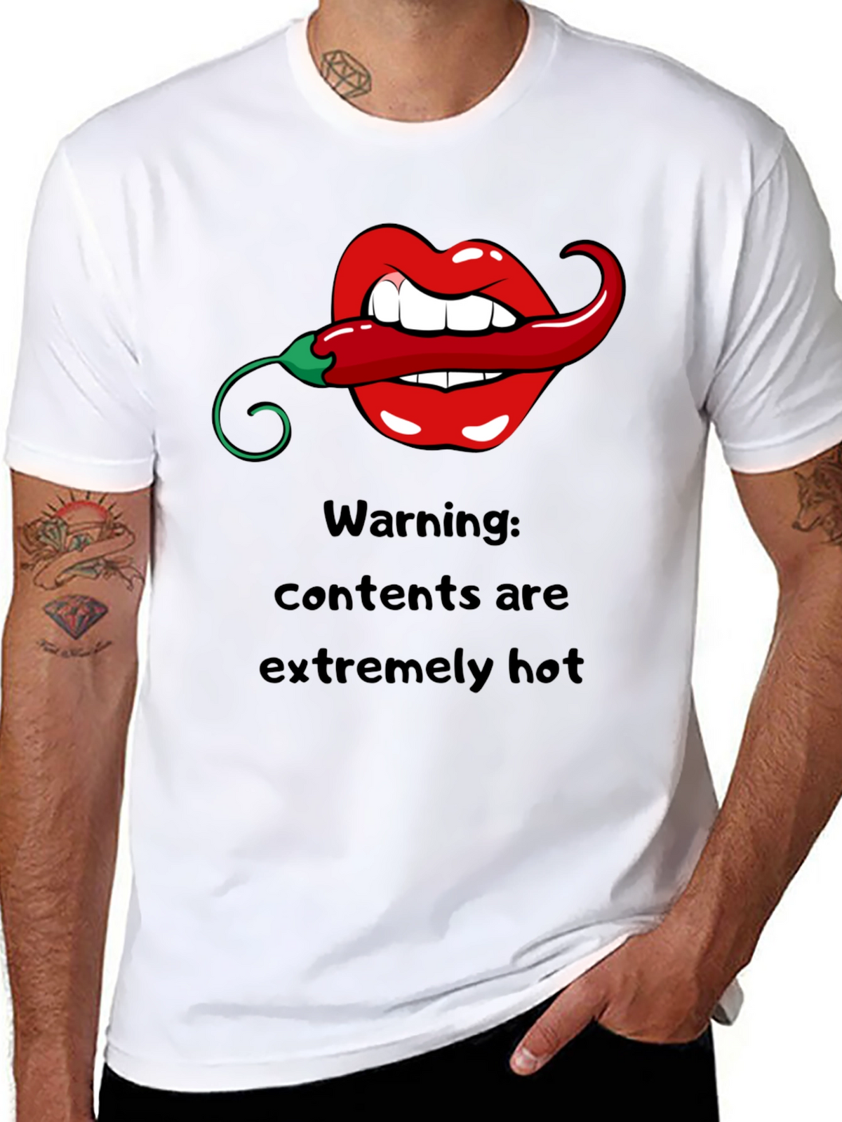 Warning: Extremely Hot Graphic T-Shirt