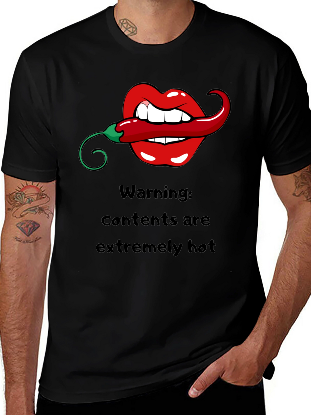 Warning: Extremely Hot Graphic T-Shirt