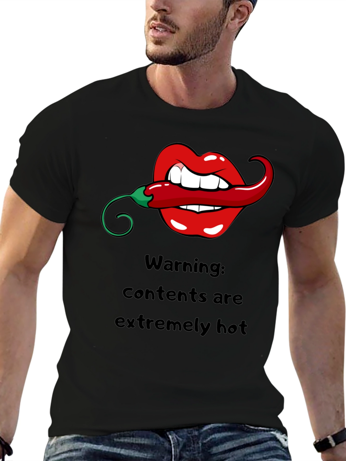 Warning: Extremely Hot Graphic T-Shirt