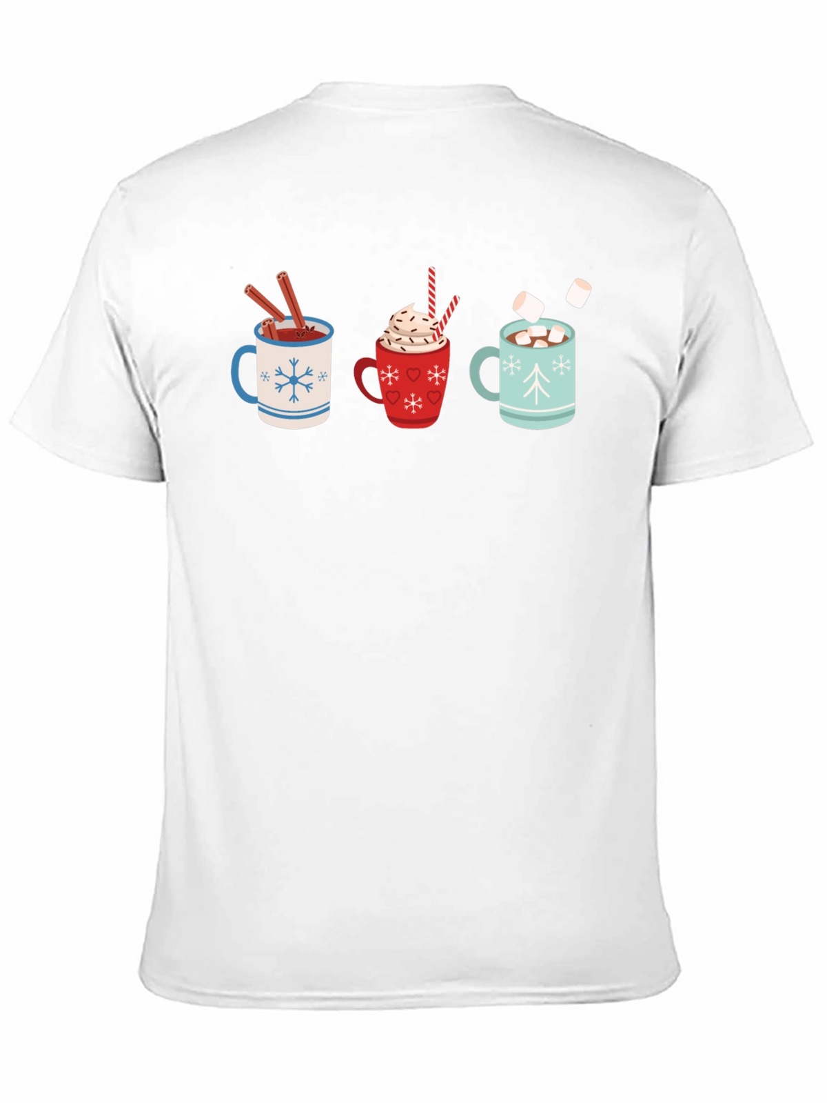 Hot Cocoa Mugs Graphic T-Shirt