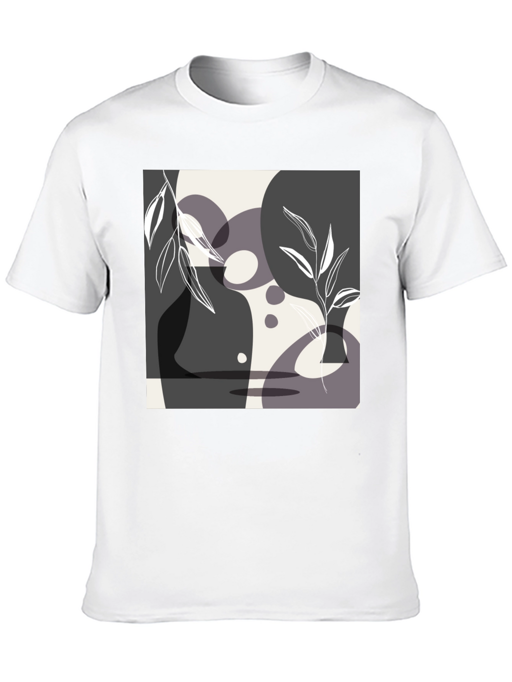 Abstract Art Black T-Shirt