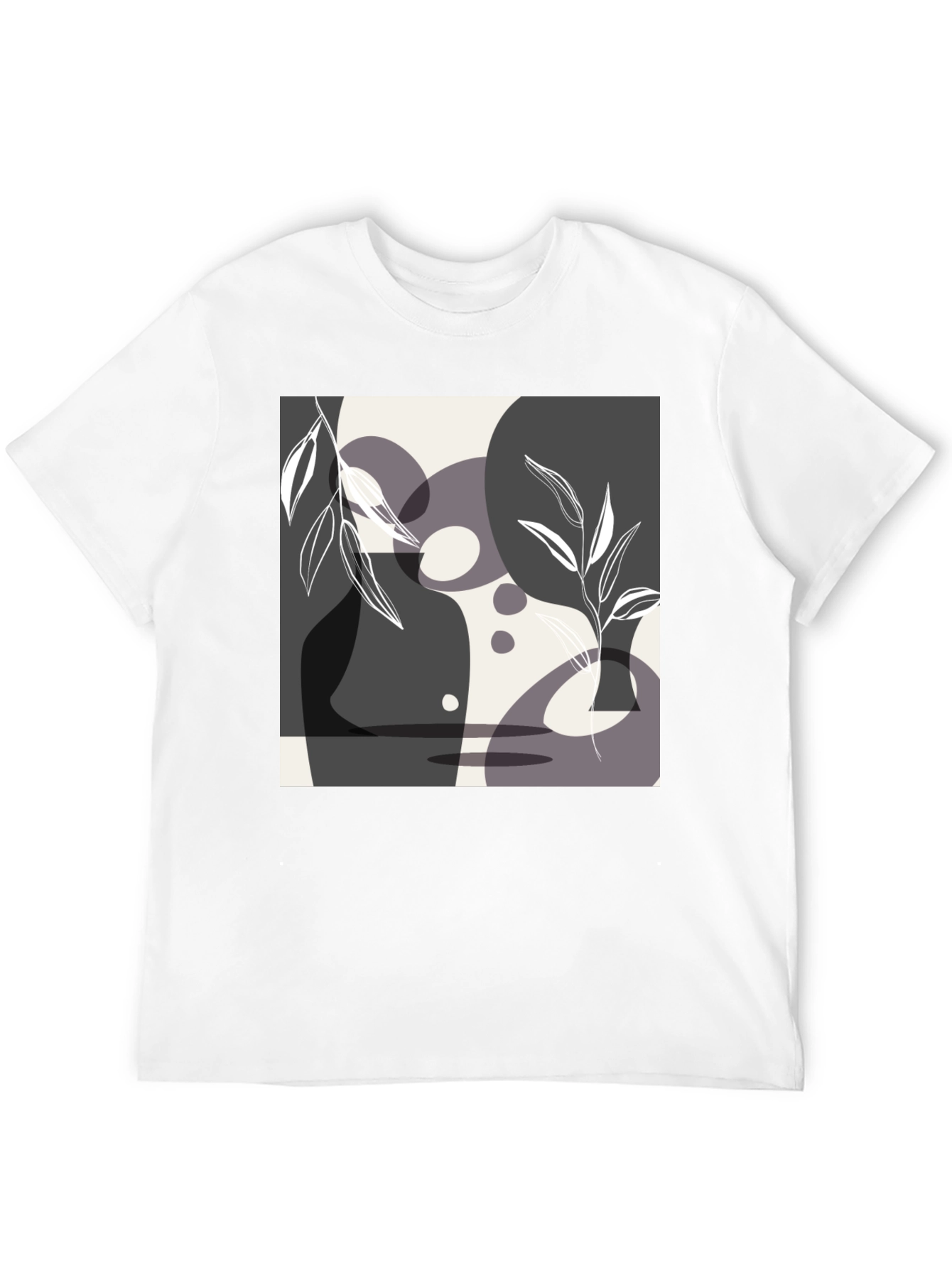 Abstract Art Black T-Shirt