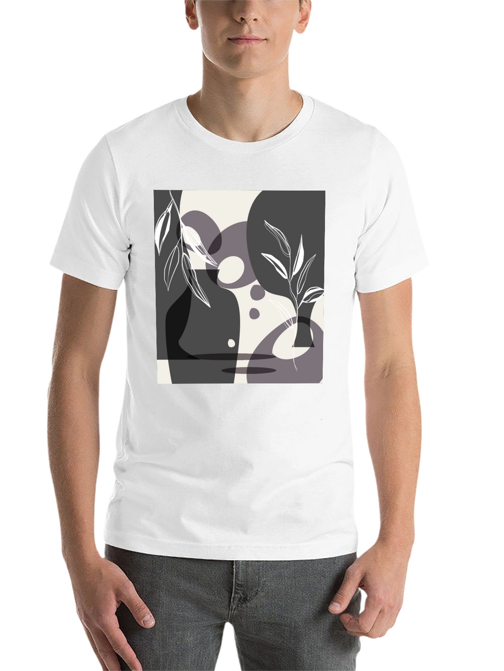 Abstract Art Black T-Shirt