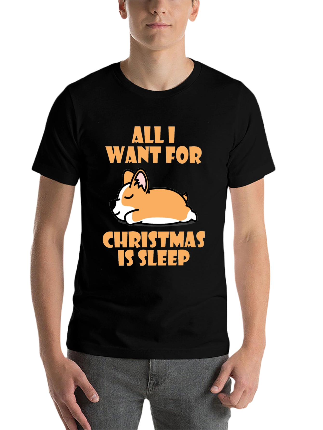 All I Want for Christmas Is Sleep Dog T-Shirt