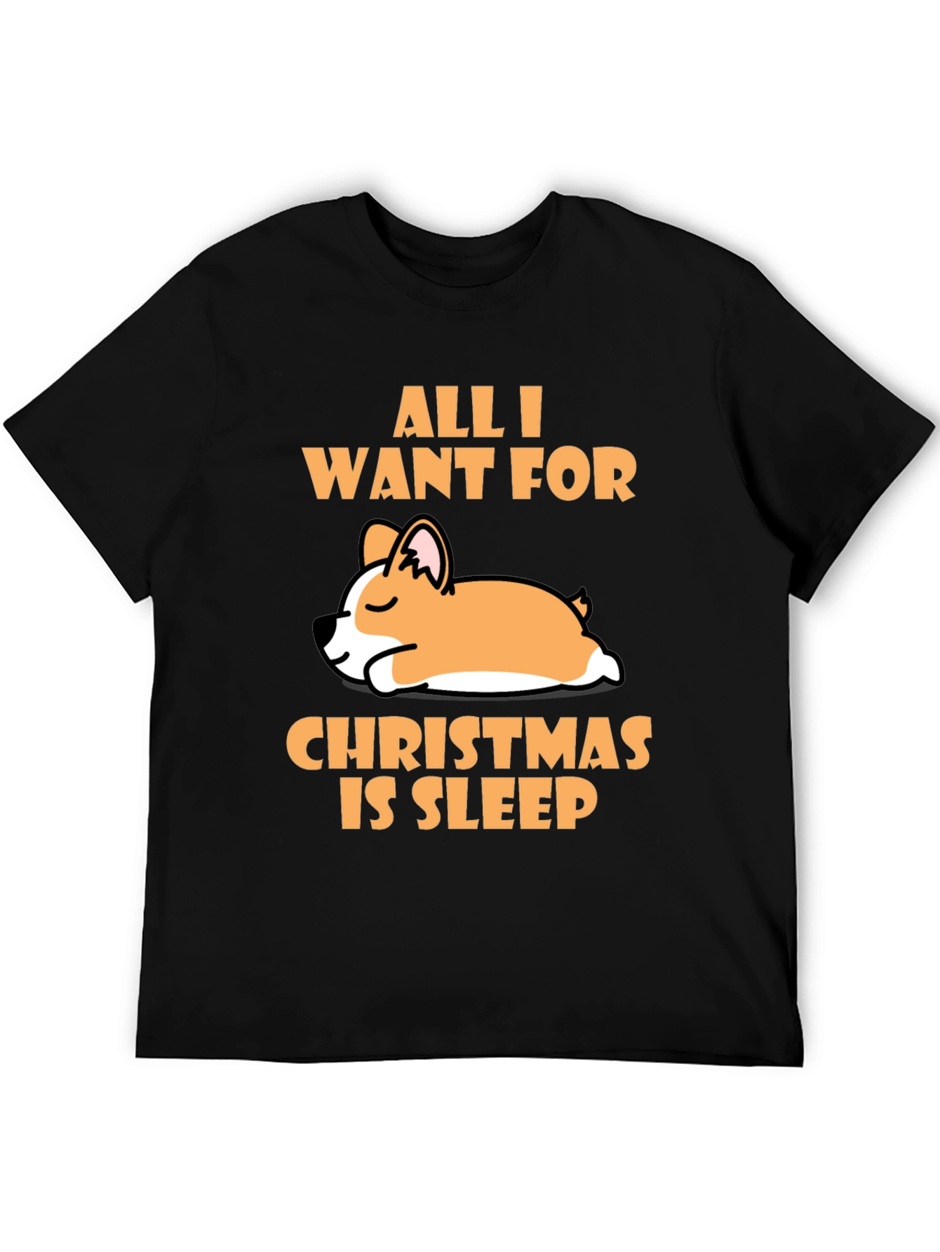 All I Want for Christmas Is Sleep Dog T-Shirt