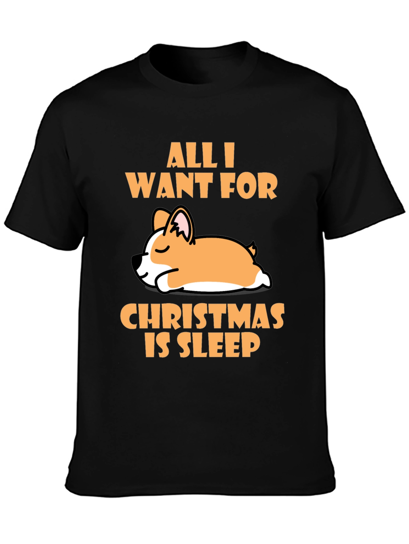 All I Want for Christmas Is Sleep Dog T-Shirt