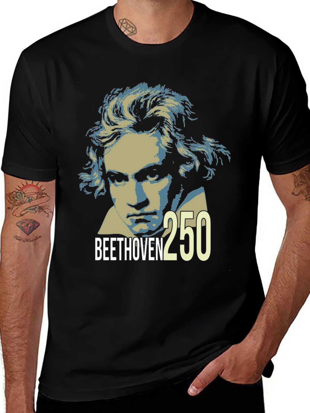 Beethoven 250 T-Shirt Black